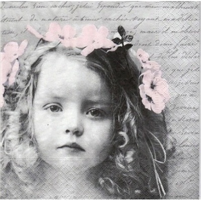 Ambiente Europe BV Servítky veľké Sweet Girl 33x33cm