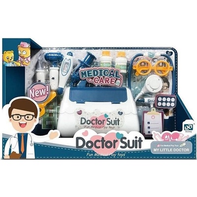 Raya Toys Докторски комплект Raya Toys - С чанта, син (506125049)