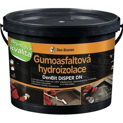 Hydroizolace gumoasfaltová DEN BRAVEN DenBit DISPER DN 10 kg – Zbozi.Blesk.cz