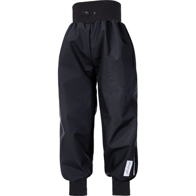 Little Angel Kalhoty softshell tenké náplet černá