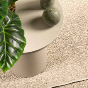 Pure Line Home Пътека zizur, имитация на юта, правоъгълна шарка, за закрито и открито, бежова