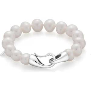 Swan Гривна със сладководни бели перли R1053BW Swan