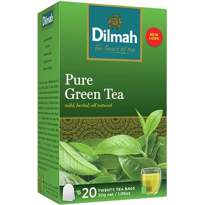 Dilmah Zelený čaj Pure Green 20 x 1,5 g