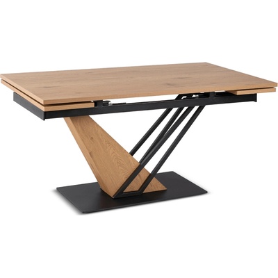 JAKS Rozkladací stôl Rex 160-240 cm dub