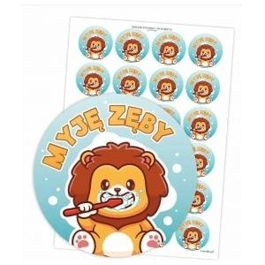 LearnHow Praise stickers - Washes your toes 24pcs