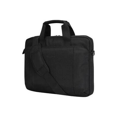 dbramante1928 Sustainable Santa Monica recycled Plastic 16" Laptop/MacBook/Notebook Bag with shoulder strap Black BG16PLBL3335
