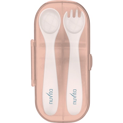 Nuvita 8477 Nuvita комплект вилица и лъжица в кутия ENGLISH ROSE (NU-PPPL0209)