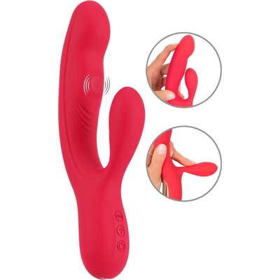 Sweet Smile Thumping Rabbit Vibrator Red