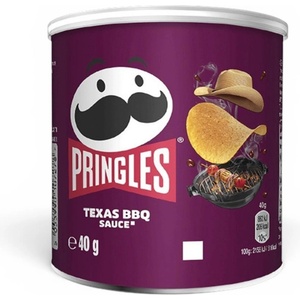 Pringles Texas BBQ Sauce Картофен чипс 40г