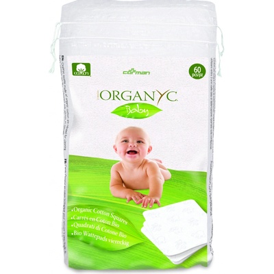 Organyc Sweet Caress vlhčené obrúsky zo 100% organickej bavlny 60 ks