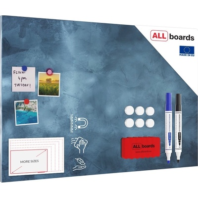 Kovový obraz zamračená obloha 90 x 60 ALLboards METAL MB96_00097