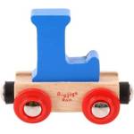 Bigjigs Rail Вагонче дървена влакова линия - Буква L (BR112)
