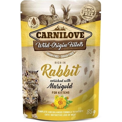 Carnilove Cat Rich in Rabbit Enriched with Marigold 6 x 85 g