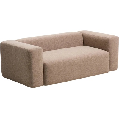 Kave Home Hnědá dvoumístná pohovka Blok 210 cm