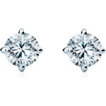 SAVICKI Обеци The Light: бяло злато, лабораторни диаманти - savicki - 1 015,08 лв