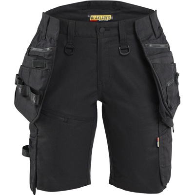 Blåkläder AB 7175 STRIKER Dámské pracovní šortky pro řemeslníky Black/Black