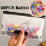 HARAHU Щипки за коса в чанта - Rabbit / 50бр KP7855
