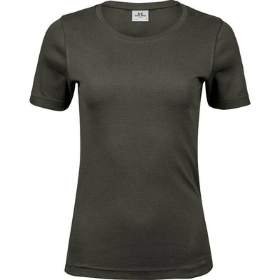 Tee Jays 580 Dámské tričko Interlock zelená deep