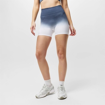 Image 1 of USA Pro Дамски къси панталони USA Pro USAPro Seamless 5 Ombre Shorts Womens - Storm/White