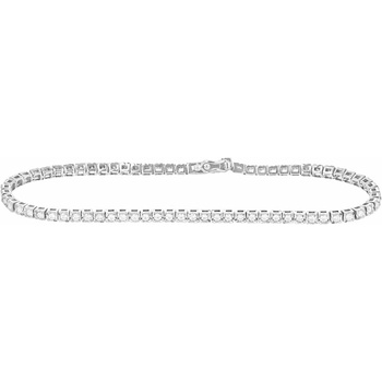 Eppi Elegantný strieborný náramok s diamantmi Dorian BR44674