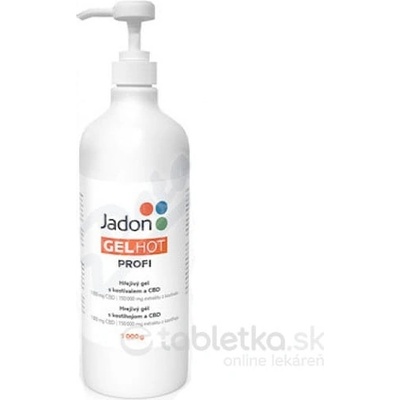 Jadon GEL HOT hřejivý gel s kostivalem a CBD 1000g