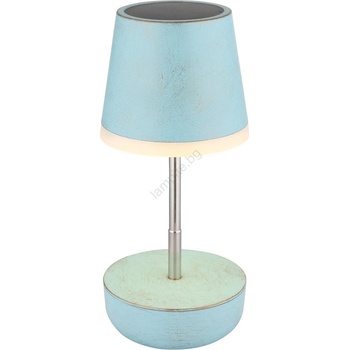 GLOBO 36638B - LED соларна лампа 10xLED/0, 06W/3V IP44 синя (GL8143)