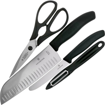 Victorinox Swiss Classic kuchyňská sada černá 4 ks