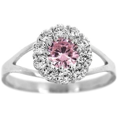 Zlatnictví U Kostela Dámský stříbrný prsten kytička 753br