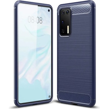 HQWear Калъф за телефон Carbon Case TPU за Huawei P40, син (KXG0013501)