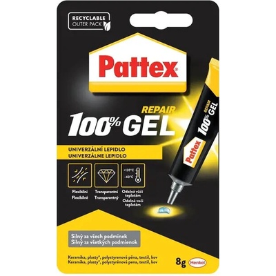 Lepidlo Pattex® 100% gel, 8 g