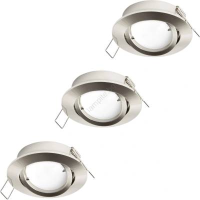 EGLO 31692 - Комплект 3x LED вградени осветителни тела TEDO 1xGU10/5W/230V (EG31692)