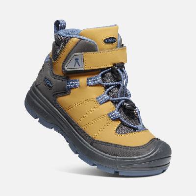 Keen Redwood Mid Wp Jr harvest gold/vintage indigo – Zboží Mobilmania