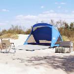 vidaXL Плажна палатка за 2 души, лазурносиня, водоустойчива (4009578) Палатка