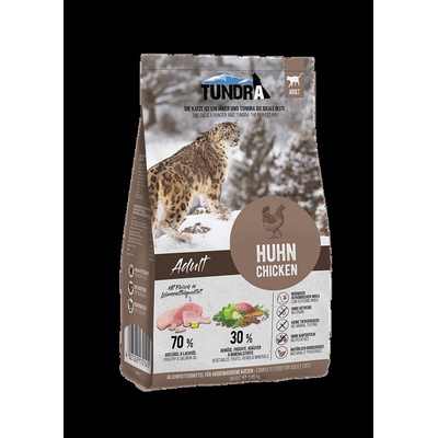 TUNDRA Cat Chicken dry adult - Премиум пълноценна суха храна за израснали котки, без зърно , с пилешко месо 272 гр