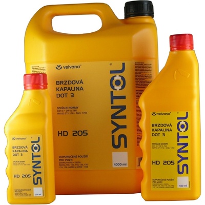 Velvana Syntol HD 205 Brzdová kapalina DOT 3 500 ml | Zboží Auto