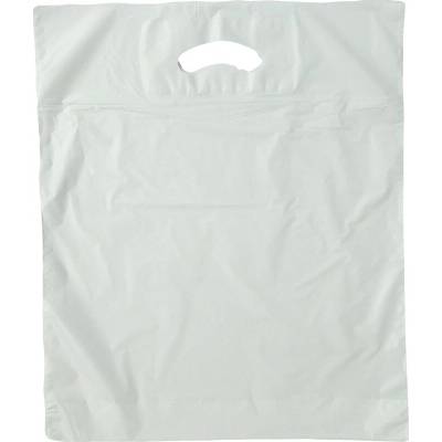 LDPE taška s prehmatom, 45x38x5 cm, biela