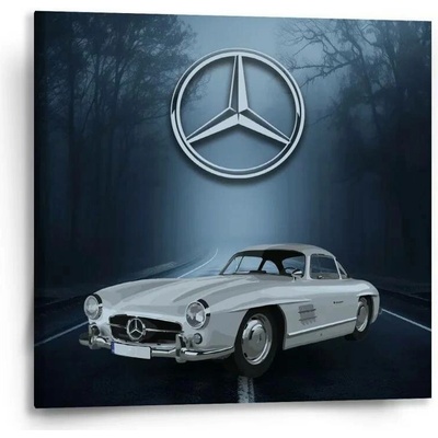 Sablio Obraz Mercedes-Benz 300 SL V lese - 50x50 cm