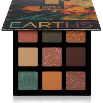 Avon Ultra Colour палитра сенки за очи цвят Earths 6.3 гр