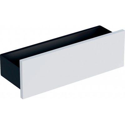 Geberit Smyle Square nástěnná polička 45x15x14,8 cm, bílá lesk/láva mat 500.362.00.1