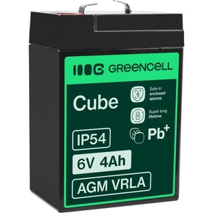 Green Cell 6V 4Ah AGM15