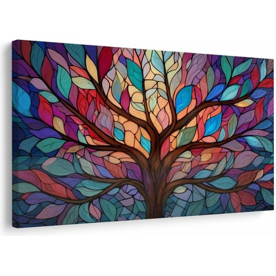 Obraz barevný strom života - 60x40