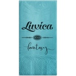 Luxica® Fantasy - салфетки Тюркоаз с дискретен релеф и фин бордюр 40бр р (2390101)