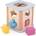 Bigjigs Toys - Дървен сортер с цветни формички (33010_1)