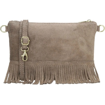 Beagles Světle hnědá vintage kožená crossbody kabelka „Carrie"