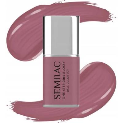 Hybridní lak Semilac One Step 3v1 Glossy 7ml S201 Earth Pink