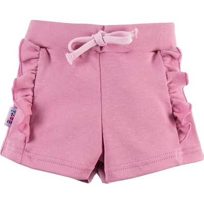 EEVI Dětské šortky NATURE růžová bordová