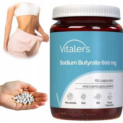 Vitaler's Butyrát sodný 600 mg 60 kapsúl