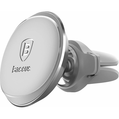 Baseus Car Mount Magnetic Air Vent Phone Holder with Cable clip Silver (SUGX-A0S) SUGX-A0S