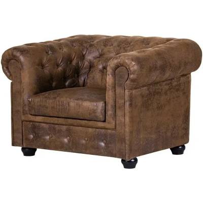 ASKONT Chesterfield Bis hnědá