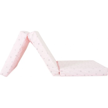 Hugzzz Бебешки сгъваем матрак Hugzzz - Mirage, 120 х 60 х 6, розов (110941)